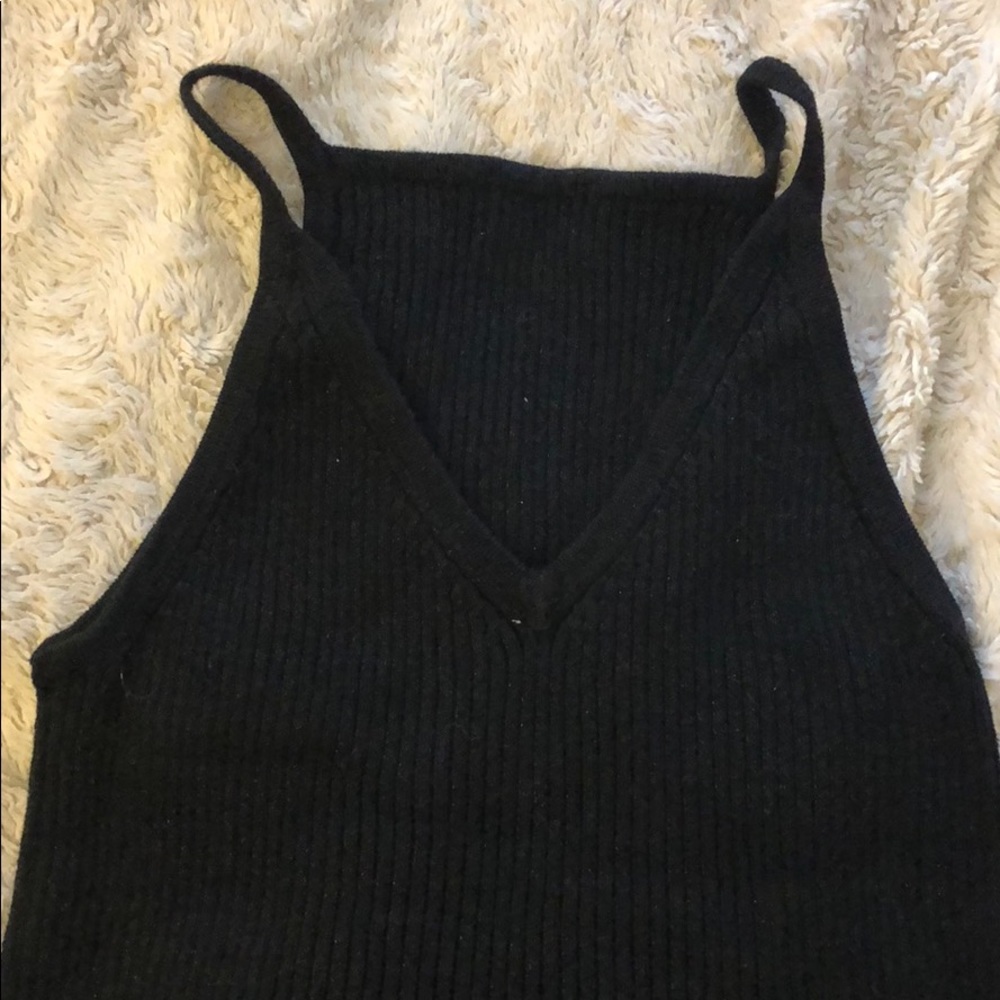 black halter top